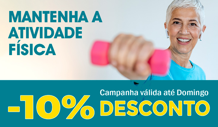 Desconto de 10% em todos os produtos Aparelho Locomotor