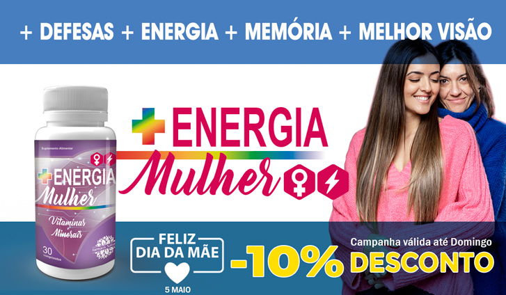 Vitaminas Energia Mulher - Especial DIA MÃE