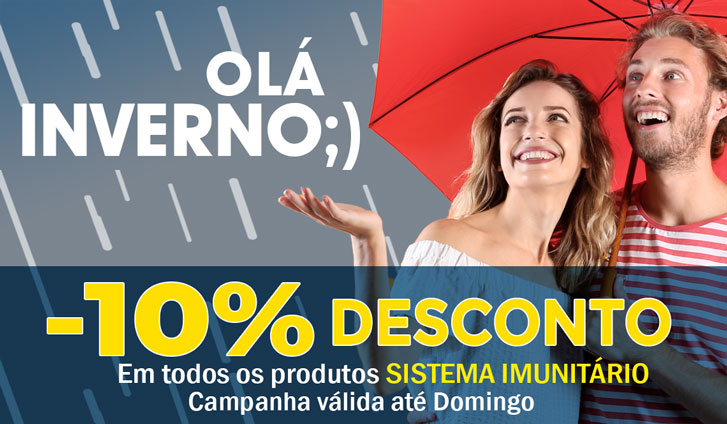 Desconto de 10% em todos os produtos Sistema Imunitário