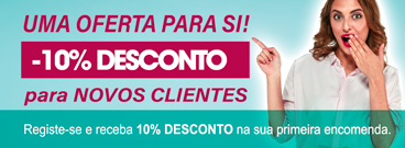 Oferta 10% Desconto novos clientes