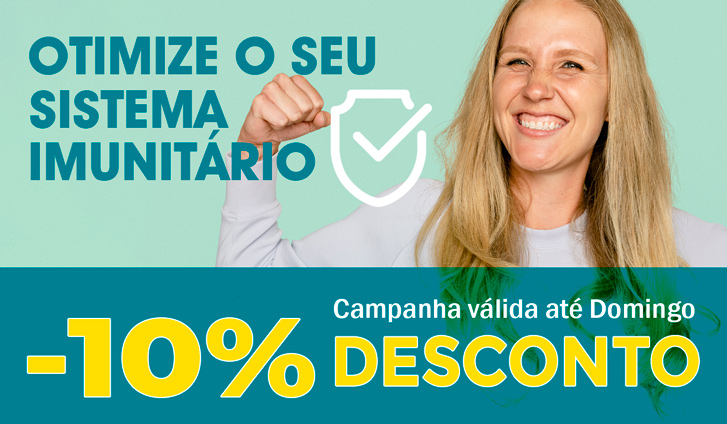 Desconto de 10% em todos os produtos Sistema Imunitário